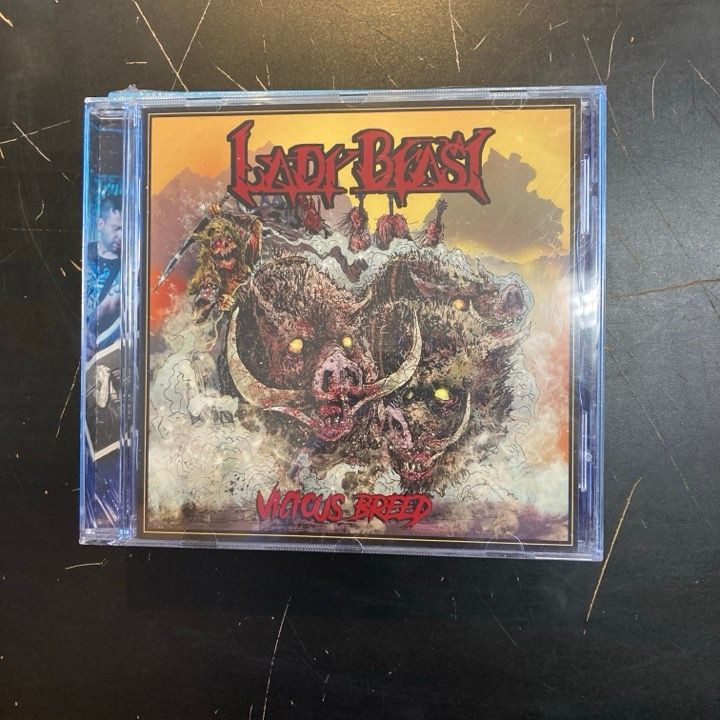 Lady Beast - Vicious Breed CD (VG+/M-) -heavy metal-